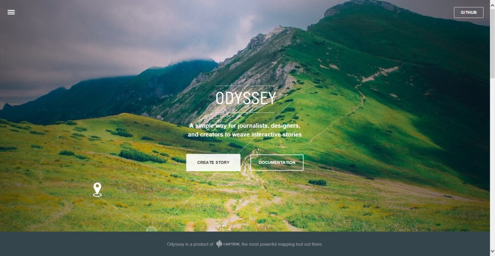 Still in beta, but an open-source storytelling tool with awesome potential: Odyssey JS. 